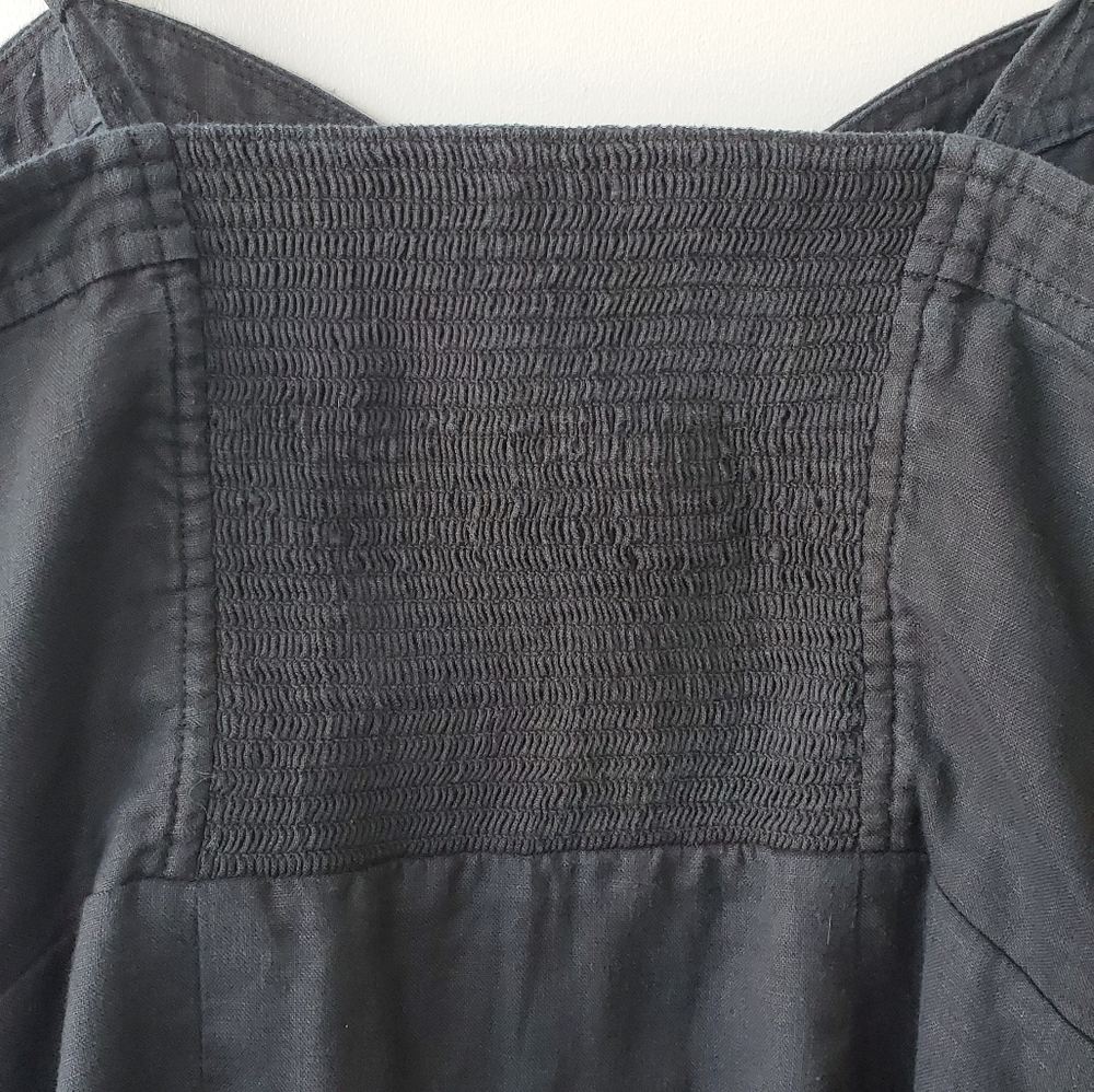 Wilfred Black Linen Button-Up Dress in Size 8 - Picture 7 of 11